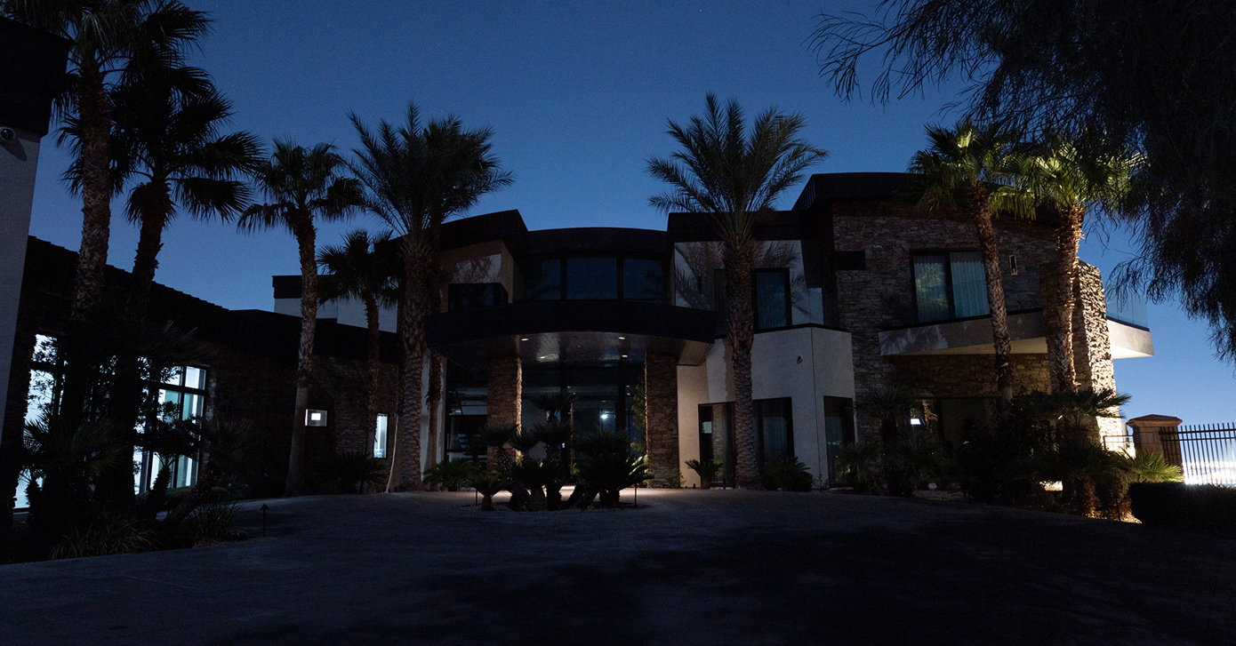 Before outdoor lighting